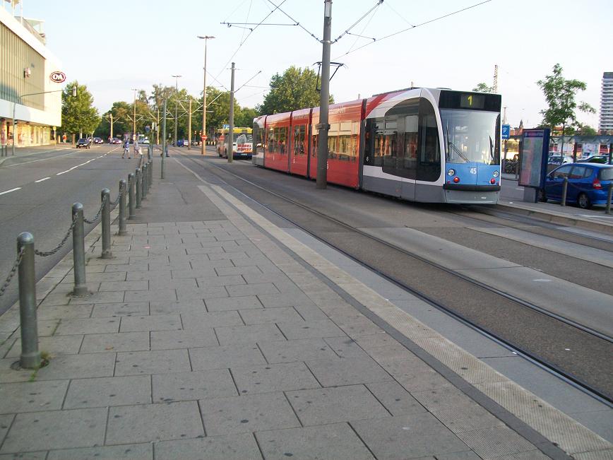 Ulmer Stra�enbahn am 04.07.2009